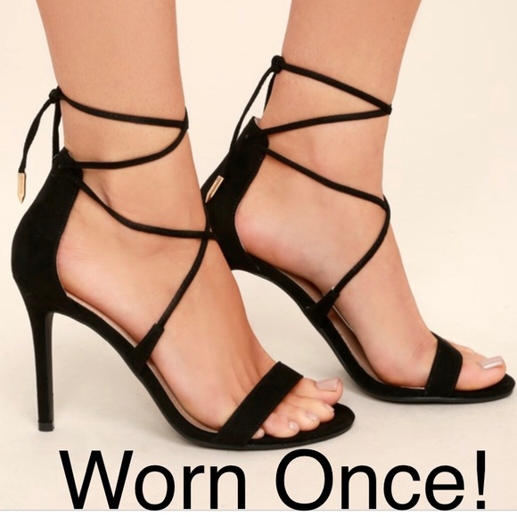 lulus lace up sandals